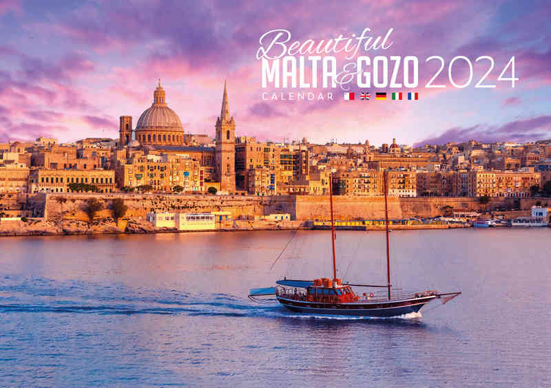 2024 Malta & Gozo Calendar A5 A Malta Cross Connection
